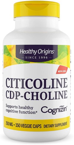 Cognizin (Citicoline) 250毫克 150 膠囊