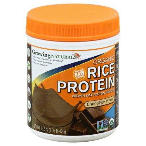 Rice Protein Powder Chocolate Organic 1 lb
