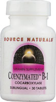 COENZYMATED B-1 SUBLINGUAL 25 MG 30 TABS